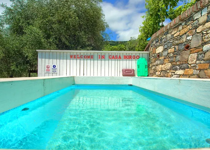 Casa Con Mini Piscina, Giardino E Area Giochi Per Bambini * Diano San Pietro